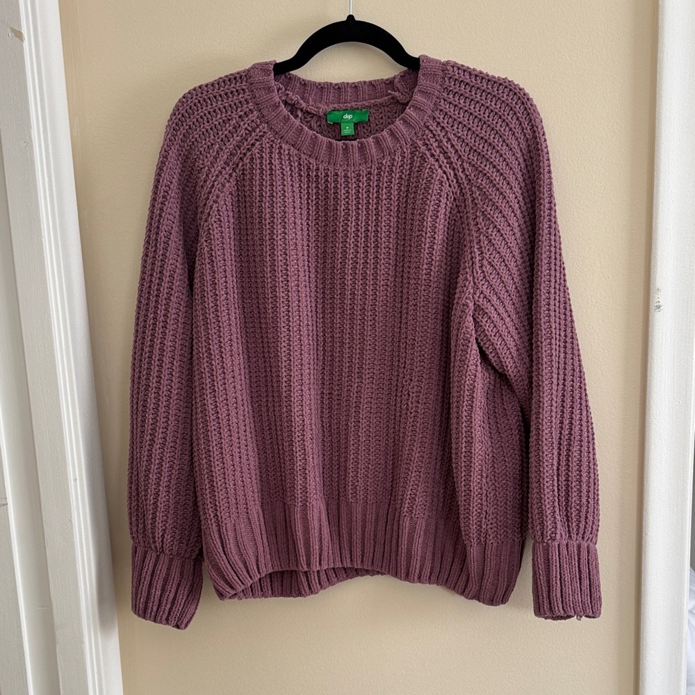 dip Women's Mauve Knit Sweater
